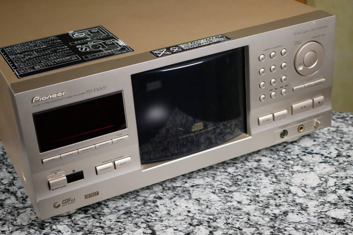 動作品】Pioneer PD-F1007 CDプレーヤー CDチェンジャー-