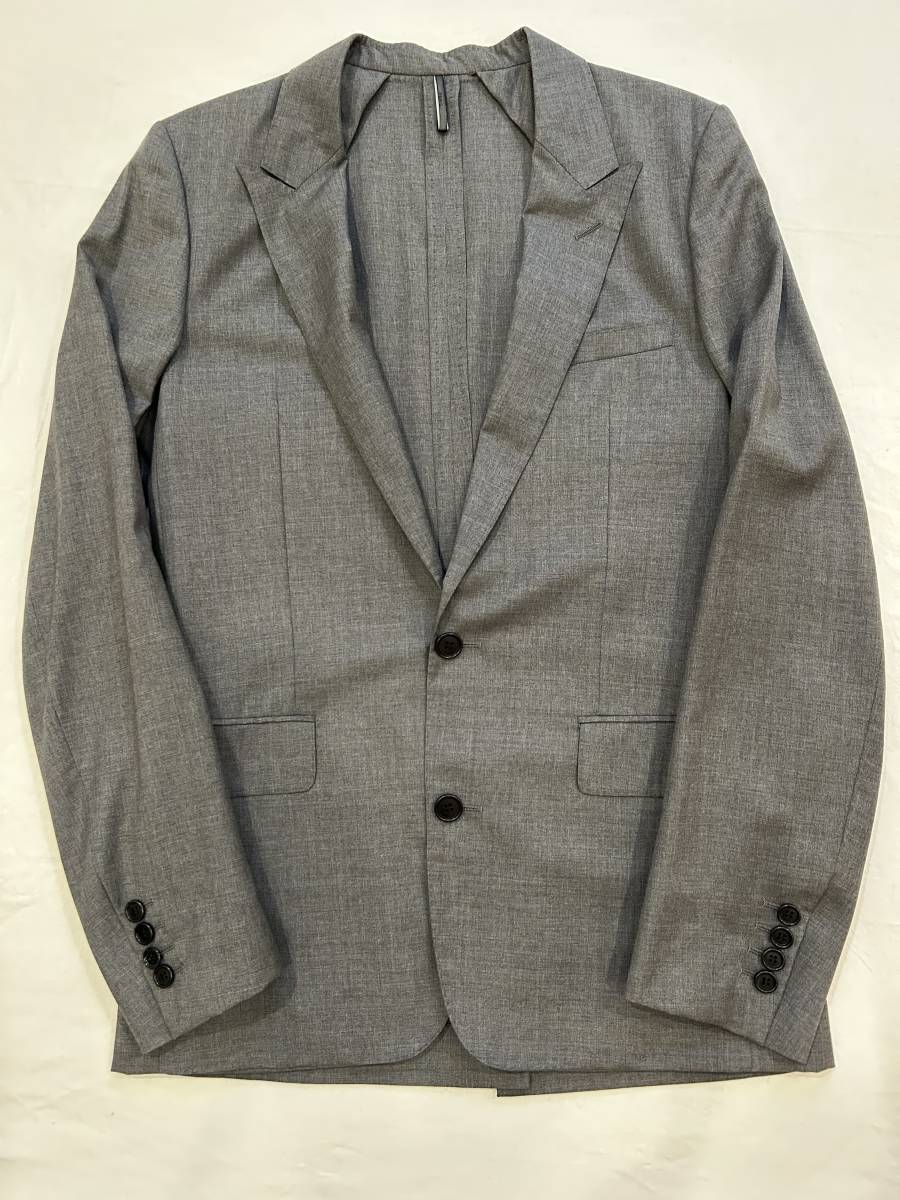 エディ期! Dior HOMME テーラードジャケット サイズ48 グレー ディオールオム コート シャツ エディスリマン