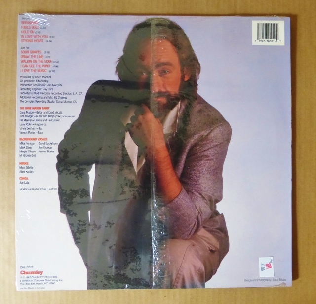 DAVE MASON「SOME ASSEMBLY REQUIRED」米ORIG [CHUMLY] シュリンク美品_画像2