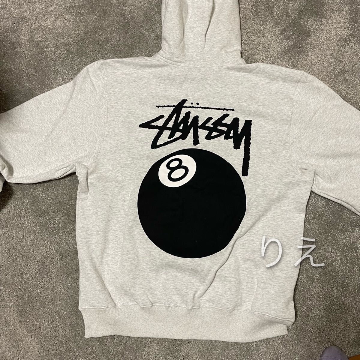 新品】STUSSY エイトボール ジップパーカー 8ball ziphoo-