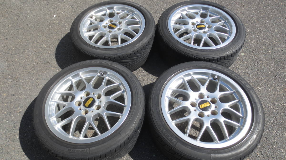 BMW　BBS　RX204　17インチ　8J×17Ｈ2　225/45Ｒ１７　4本　PCD120　5H_画像1