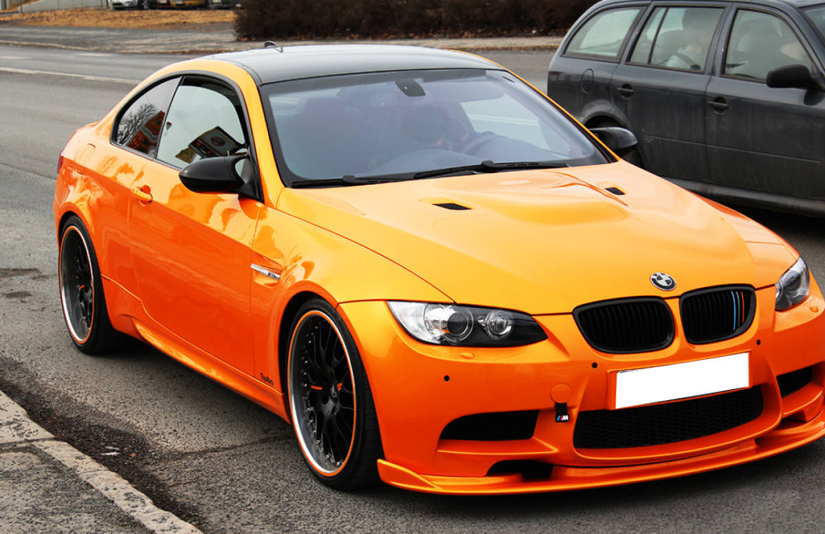 ★BMW E90 E92 E93 M3 フロント リップ スポイラー FRP製 HM型 ★各社メーカ純正色塗装込★ 2007-2014☆_画像2