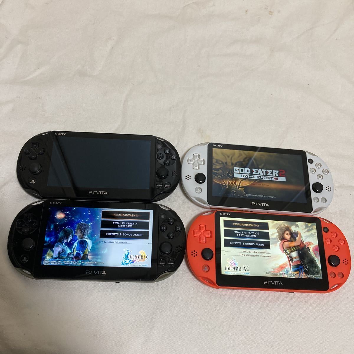 PS Vita PCH-2000 4台セットソフト起動確認済－日本代購代Bid第一推介