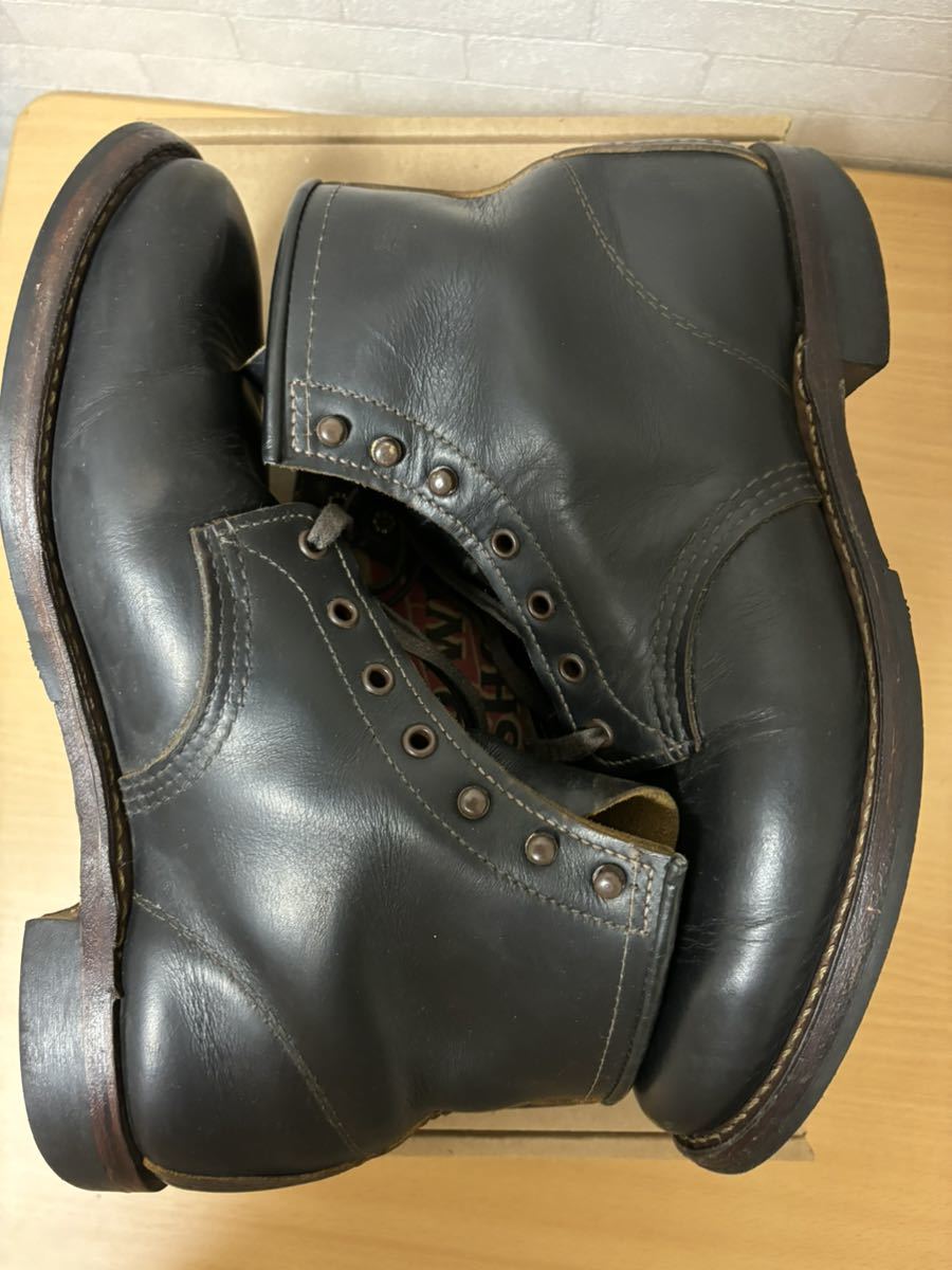 RED WING レッドウィング ベックマン フラットボックス 9060 USA9 27cm Dウィズ 茶芯 黒 ブラック クロンダイク_画像4