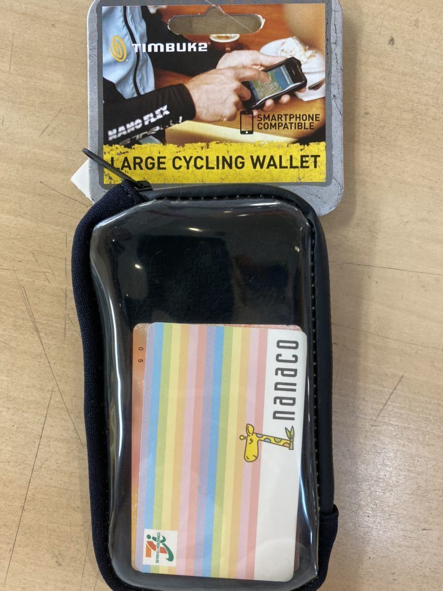 TIMBUK2tin back 2 LARGE CYCLING WALLET Large cycling wallet black 810-4-2001 regular price 2800 jpy tax not included tag equipped unused 