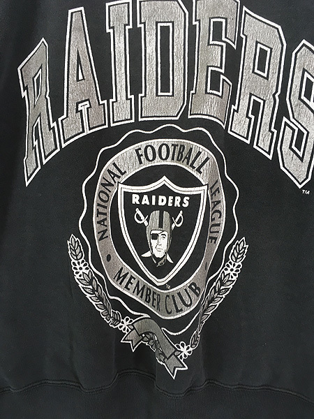 古着 90s USA製 NFL Las Vegas Raiders レイダース スウェット トレーナー XL 古着_画像2