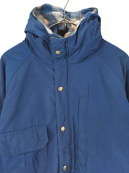 レディース 古着 80s USA製 WoolRich 裏地 チェック マウンテン パーカー マウンパ L 古着