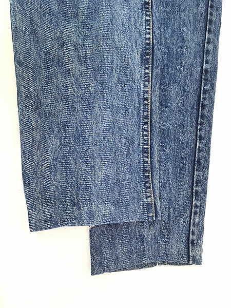 古着 90s USA製 Levi's ギャラクティック風 濃紺 ケミカル デニム パンツ ジーンズ テーパード W30 L29_画像5