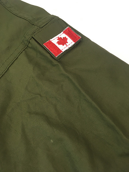  old clothes 90-00s Canada army IECS latter term type military combat Parker hood equipping XL rank beautiful goods!!