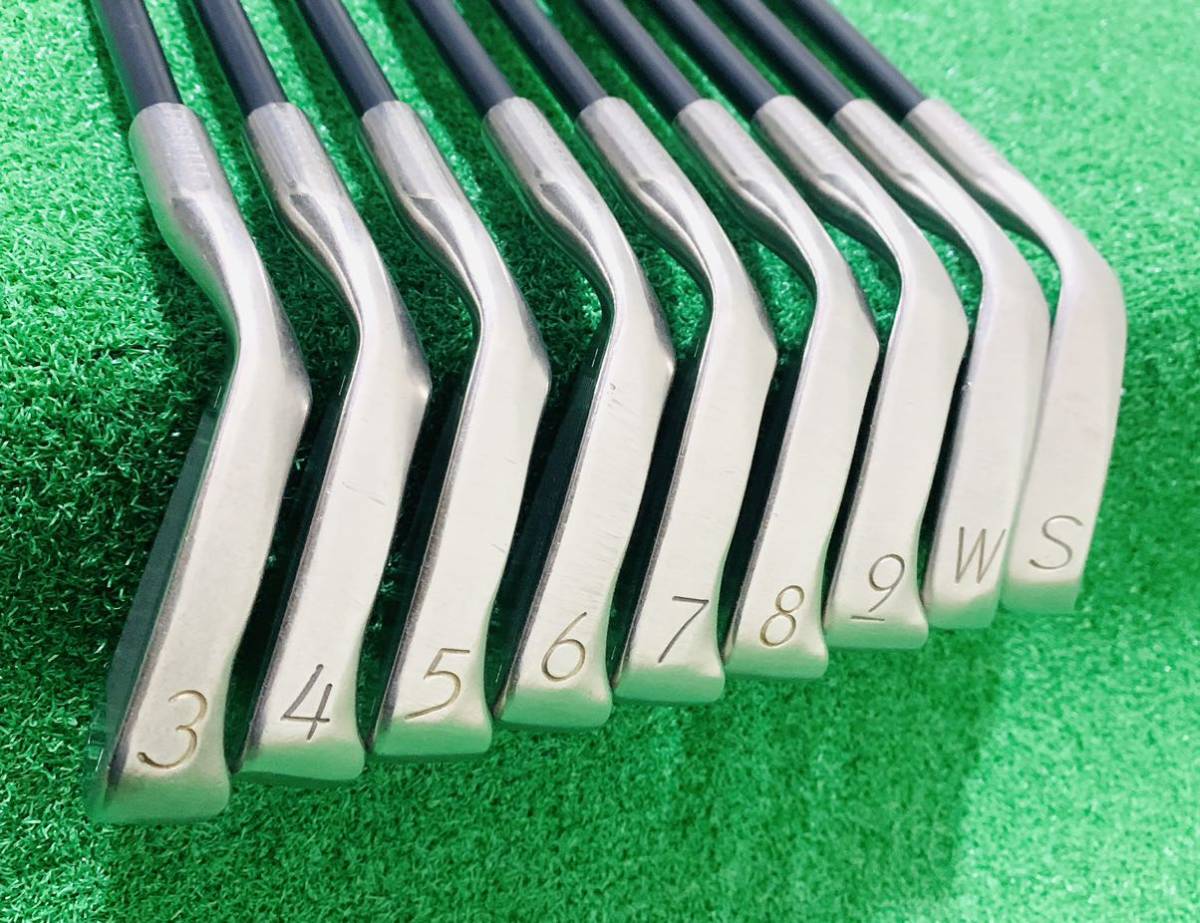 YR5802 希少 PING ISI ニッケル 黒ドット 9本 U44 ピン アイアン YR5802 希少 PING ISI ニッケル 黒ドット 9本 U44 ピン アイアン