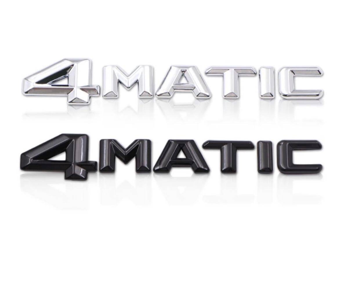 メルセデス・ベンツ 4 MATIC リア ステッカー エンブレム AMG_画像1