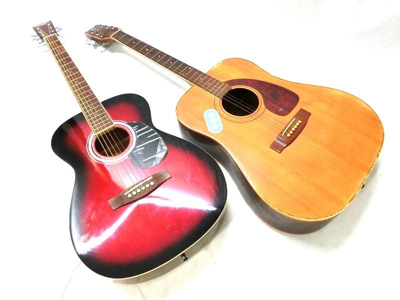 1000円スタート アコースティックギター2本セット TAKEHARU FOLK 1970 WT-150 約2.1kg/Legend FG-15RS 約1.7kg 引取のみ限定 [9] DD34_画像1