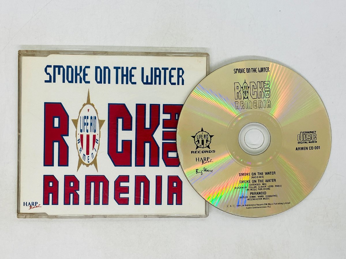 即決CD ROCK AID ARMENIA / SMOKE ON THE WATER / R02_画像1