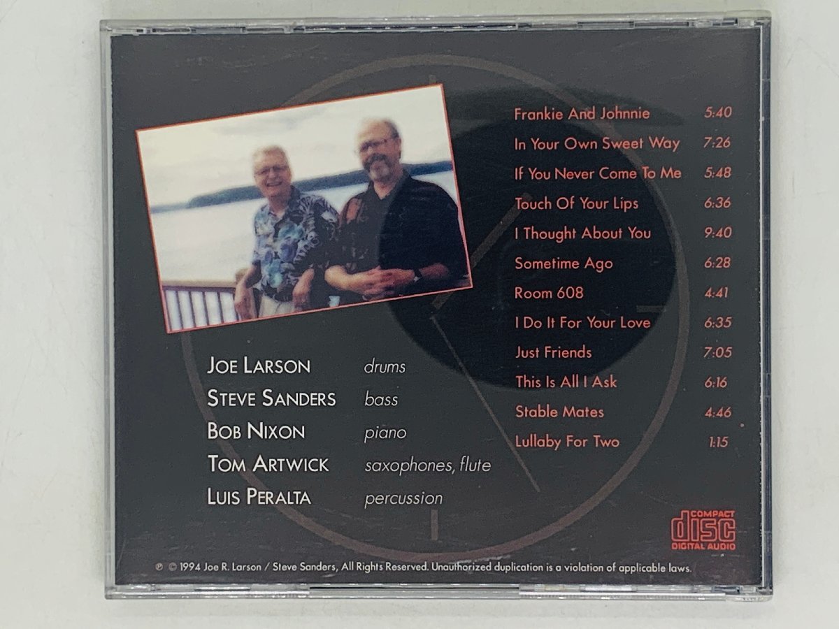 即決CD COLLABORATION IT'S ABOUT TIME / JOE LARSON , STEVE SANDERS / BOB NIXON JAZZ ジャズ X12_画像2