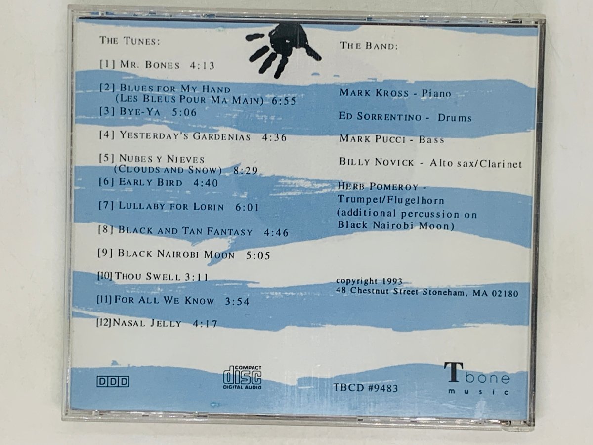 即決CD BLUES FOR MY HAND / MARK KROSS FIVE PIECE TRIO / マイナー系渋ジャズピアノ JAZZ アルバム ツメカケ X11_画像2