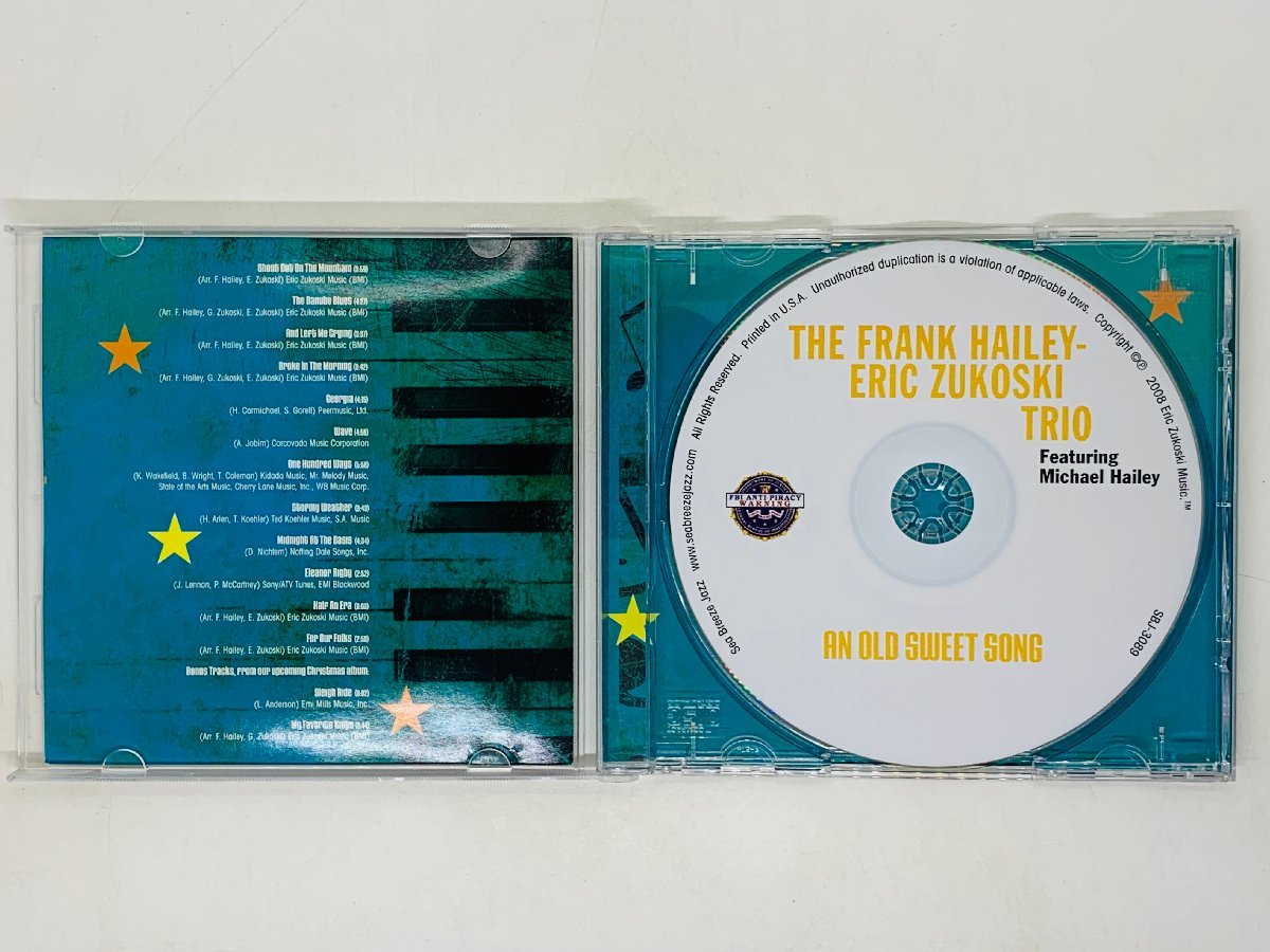 即決CD THE FRANK HAILEY-ERIC ZUKOSKI TRIO / AN OLD SWEET SONG / JAZZ ジャズ SBJ-3089 X16_画像3