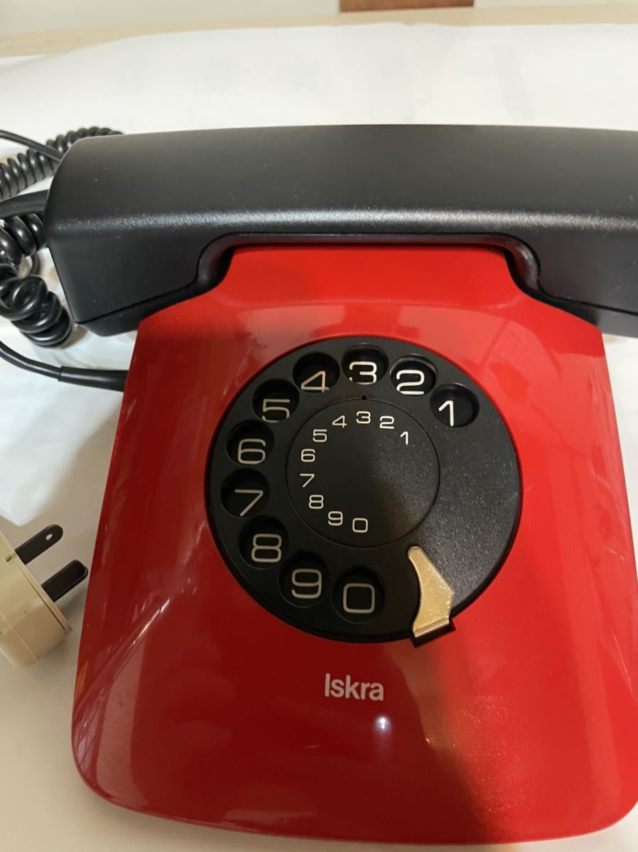 ISKRA レトロ 電話機eta-82_画像4