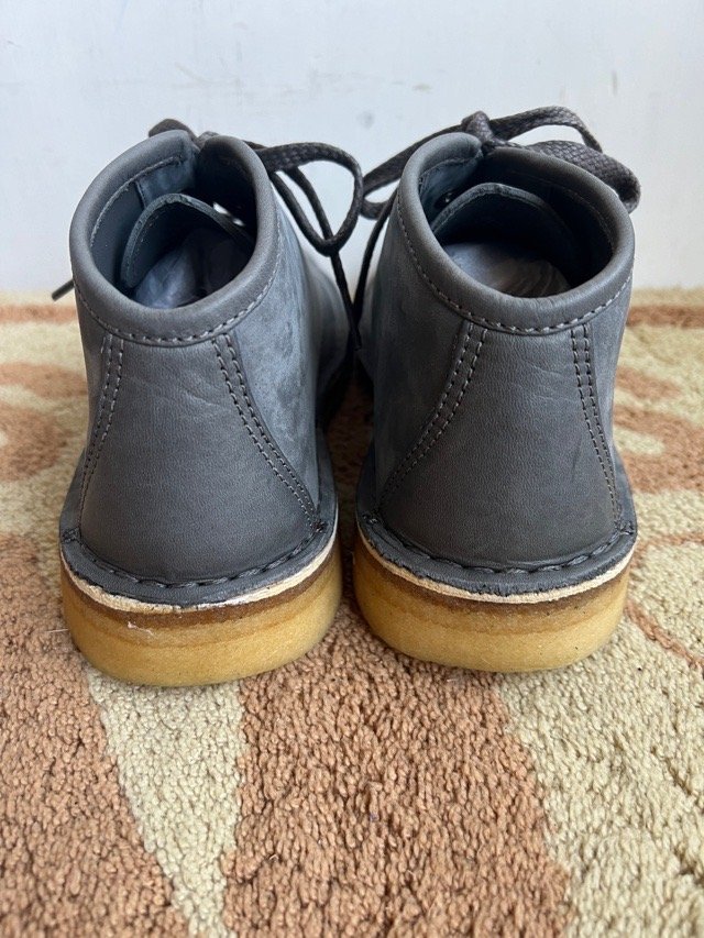 クラークス シュプリーム デザートチャッカ GREY グレー CLARKS SUPREME 9_画像4