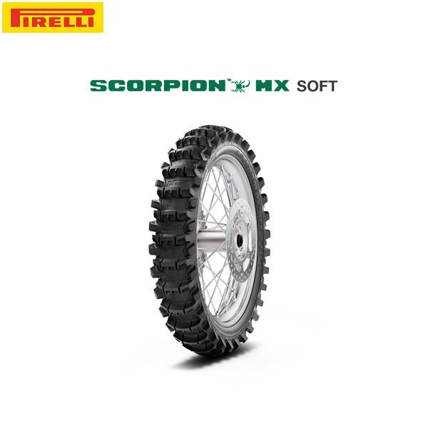 PIRELLI ピレリ 2901500 SCORPION MX SOFT リア 100/90 - 19 NHS 57M PI8019227290158