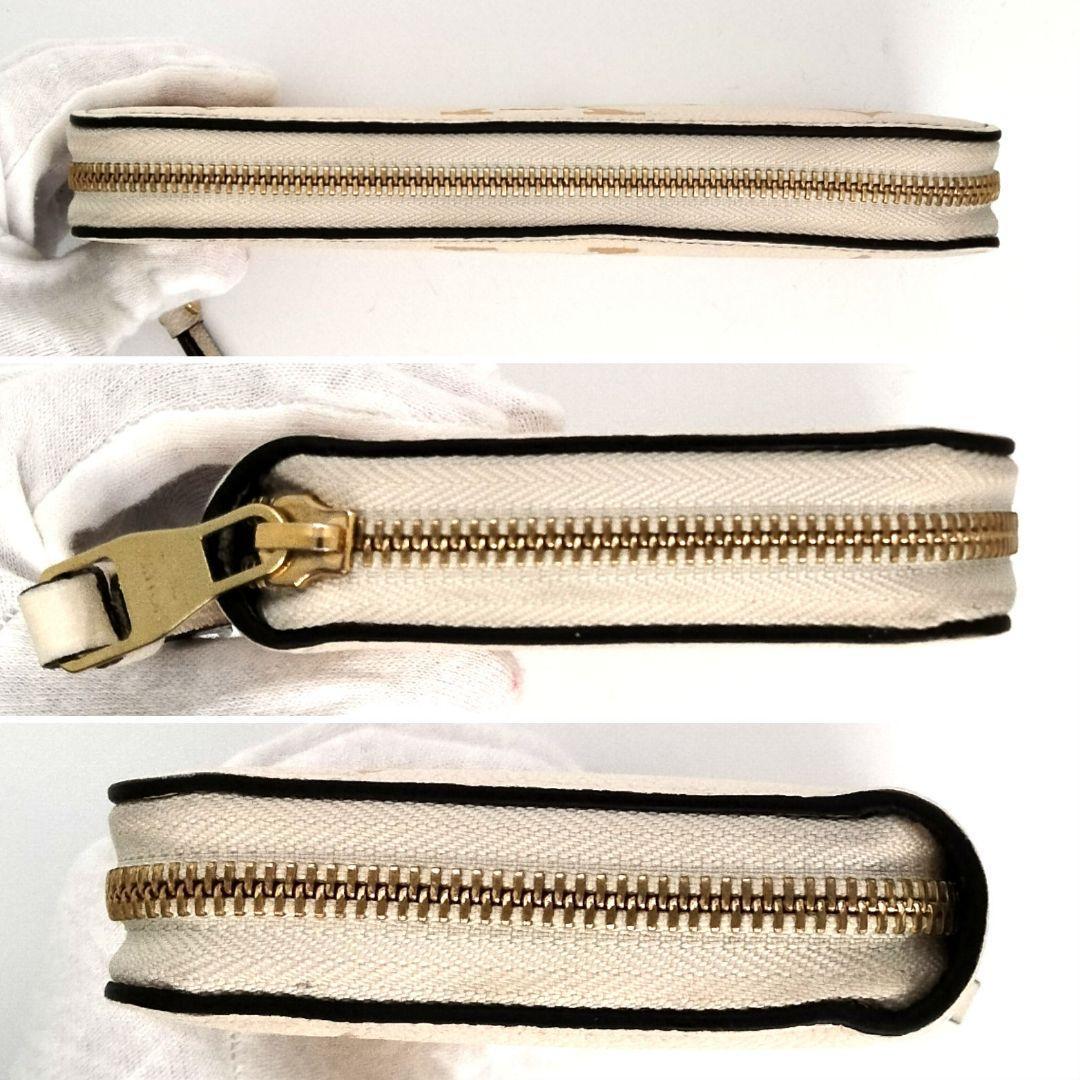 箱付 Louis Vuitton ルイヴィトン モノグラム M80402 バイザプール ジッピーウォレット クレームサフラン 白系 長財布 ラウンドファスナー