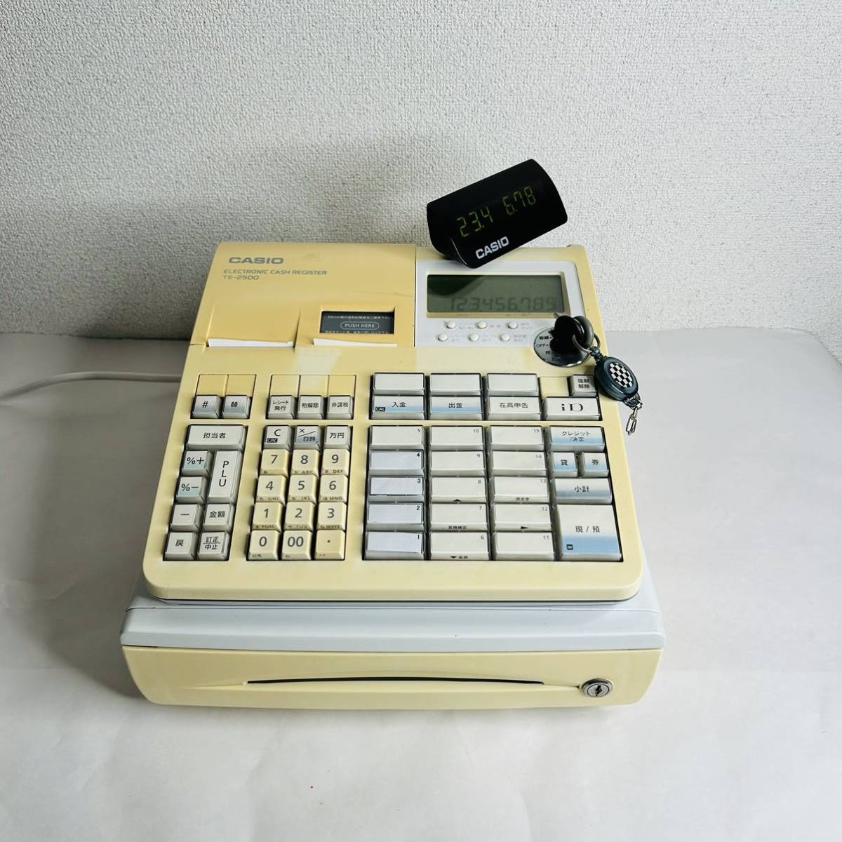 CASIOレジスターTE-2500 - 事務/店舗用品