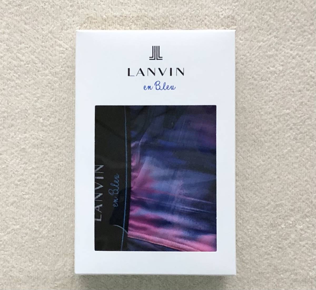 Lanvin en Bleu ボクサーパンツ Ｌサイズ デザイン パープル×ピンク 日本製 ☆送料無料