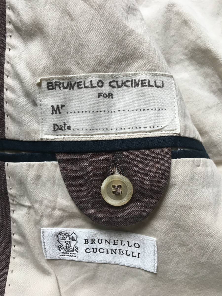 ブルネロ・クチネリ 　リネンJKT　（BRUNELLO CUCINELLI）_画像4