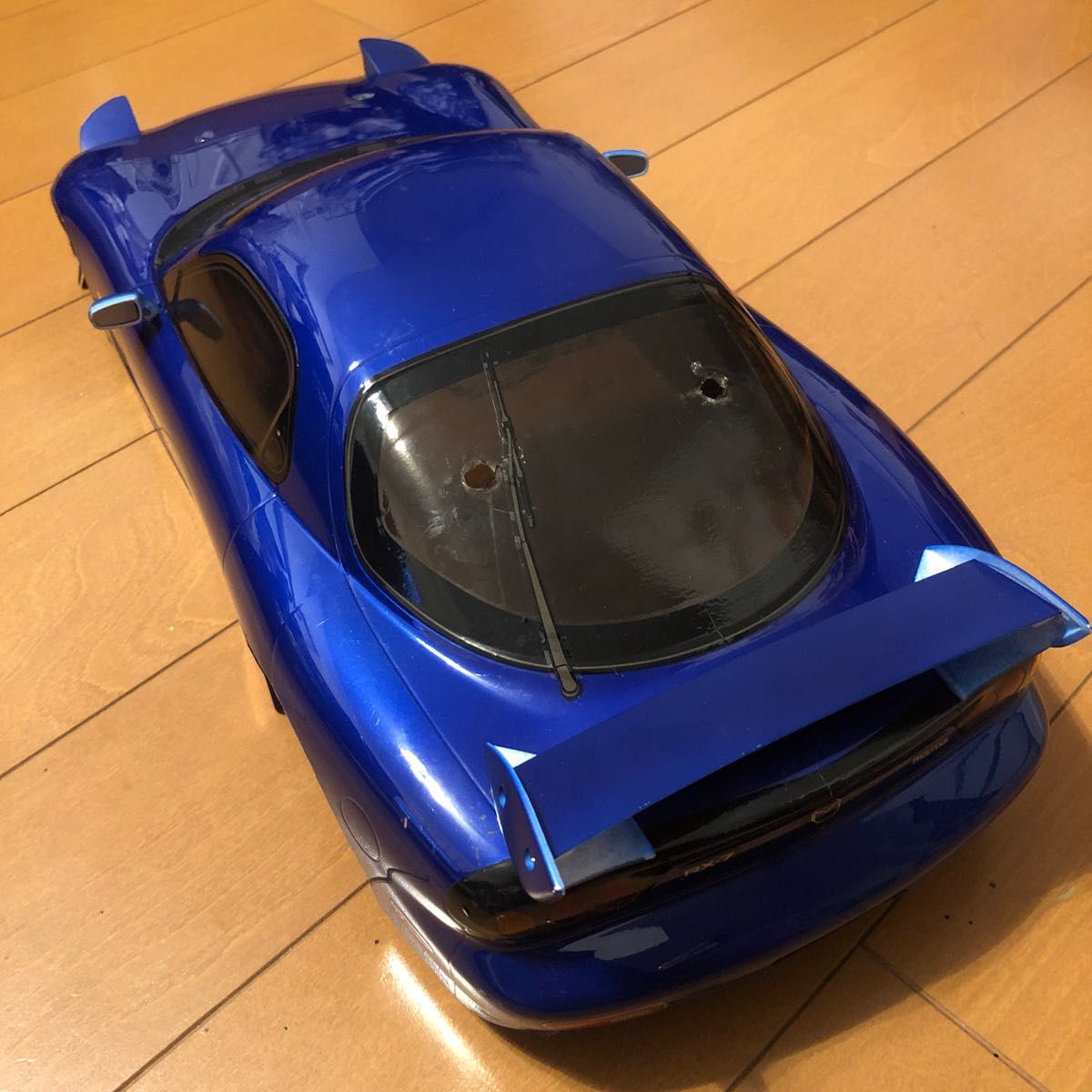 RX-7 FD  ラジコン ボディ　ライトユニット付き　1/10スケール　現状品