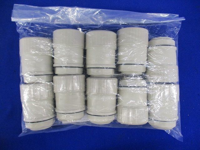  pra flexible PF parts / waterproof connector ivory 10 piece insertion PFS-28BKR-I-10