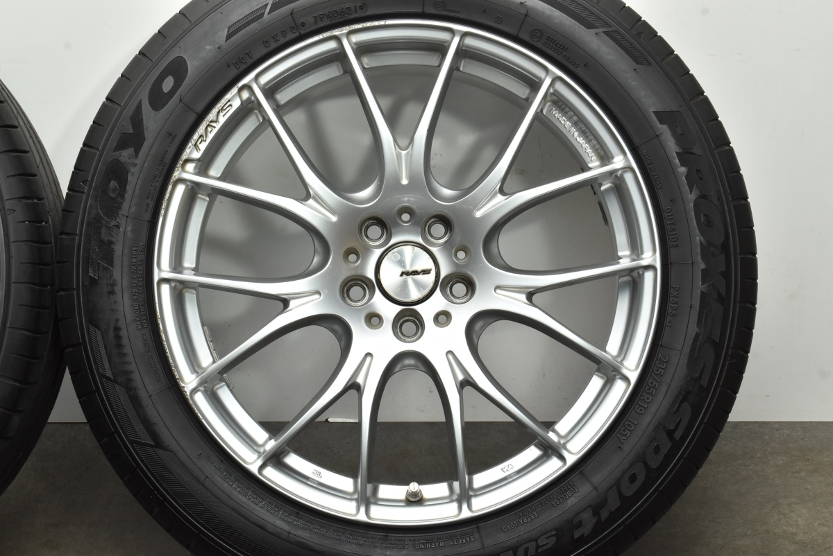 【人気商品】RAYS HOMURA 2×7 19in 8J +48 PCD114.3 トーヨー プロクセススポーツ SUV 235/55R19 RAV4 エクストレイル CX-60 カスタム用_画像5