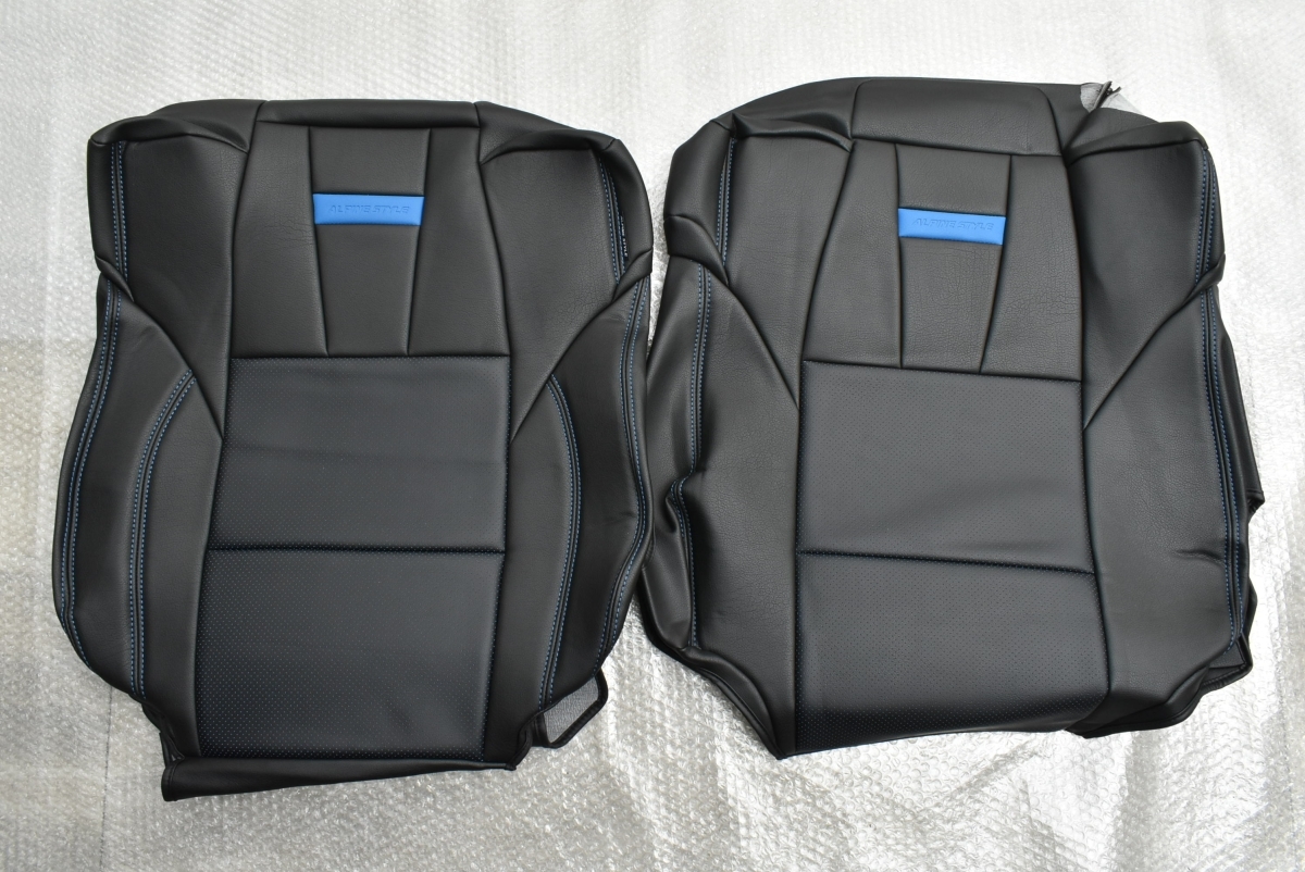 [ unused goods beautiful goods ]ALPINE STYLE Alpine style Toyota 30 Alphard Vellfire for seat cover blue 7 number of seats for immediate payment possibility 