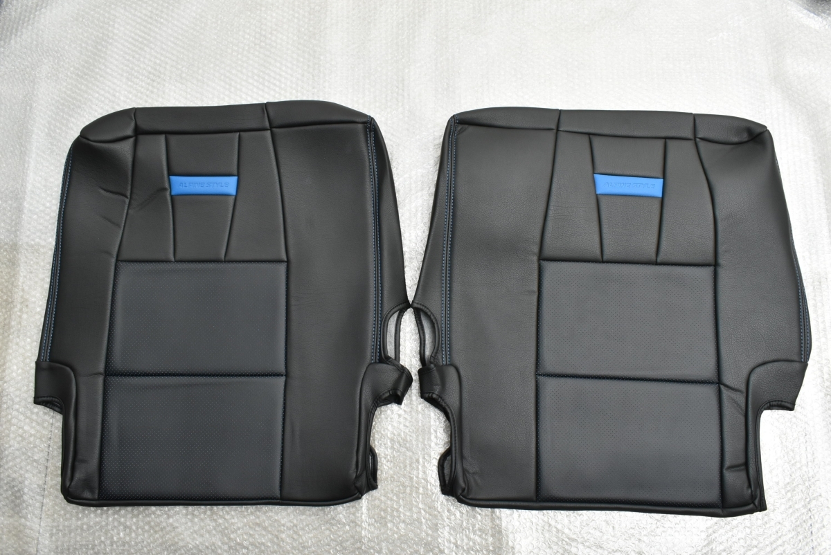 [ unused goods beautiful goods ]ALPINE STYLE Alpine style Toyota 30 Alphard Vellfire for seat cover blue 7 number of seats for immediate payment possibility 