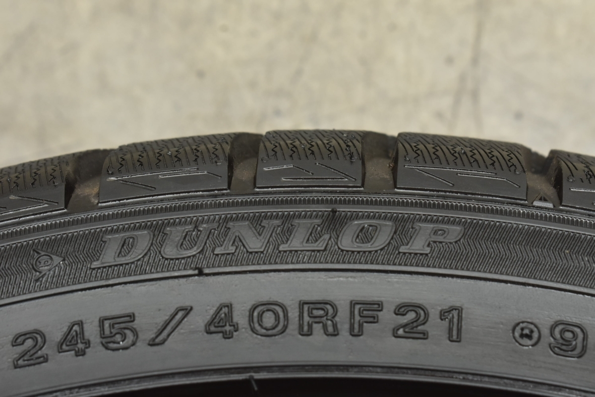 [ spew groove Run-flat studless ] Dunlop wing Tarmac sWM01 DSST 245/40R21 2 pcs set Lexus LC500h BMW G01 X3 G04 X2