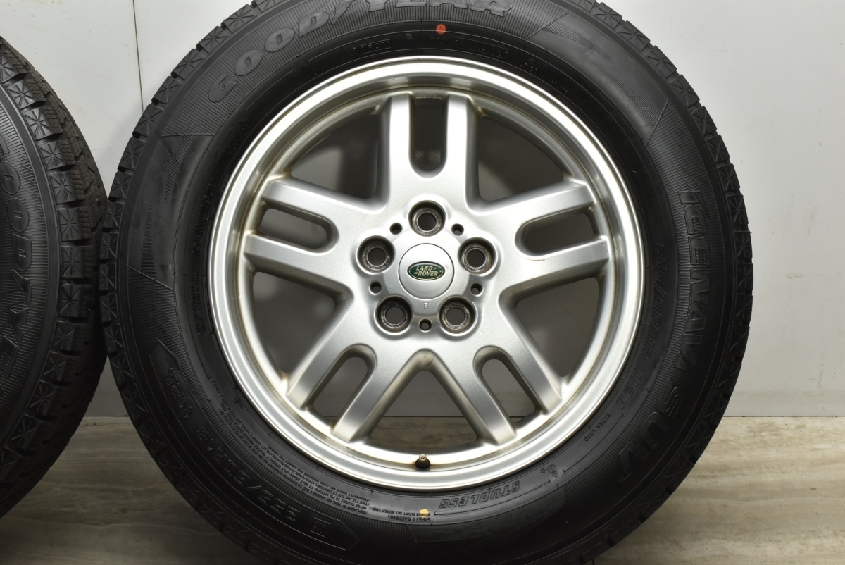 【正規品】ランドローバー レンジローバー 純正 18in 7.5J +53 PCD120 グッドイヤー アイスナビSUV 255/60R18 品番:6750317-7 即納可能_画像6