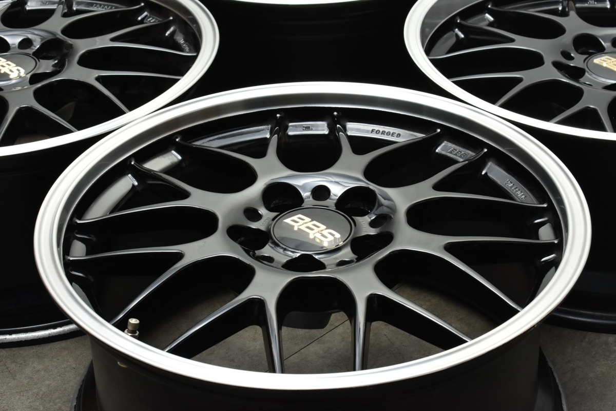 【鍛造】BBS RG-R RG700 RG702 18in 8.5J +36 +25 PCD114.3 4本 レクサス IS GS クラウン マークX スカイライン アテンザ MAZDA6 FORGED_画像2