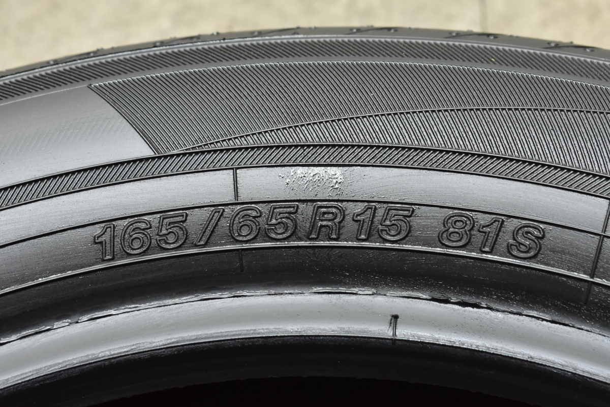 【2023年製 新車外し バリ溝】ヨコハマ ブルーアース FE AE30 165/65R15 4本 タフト ソリオ デリカD:2 シボレー クルーズ 納車外し_画像7