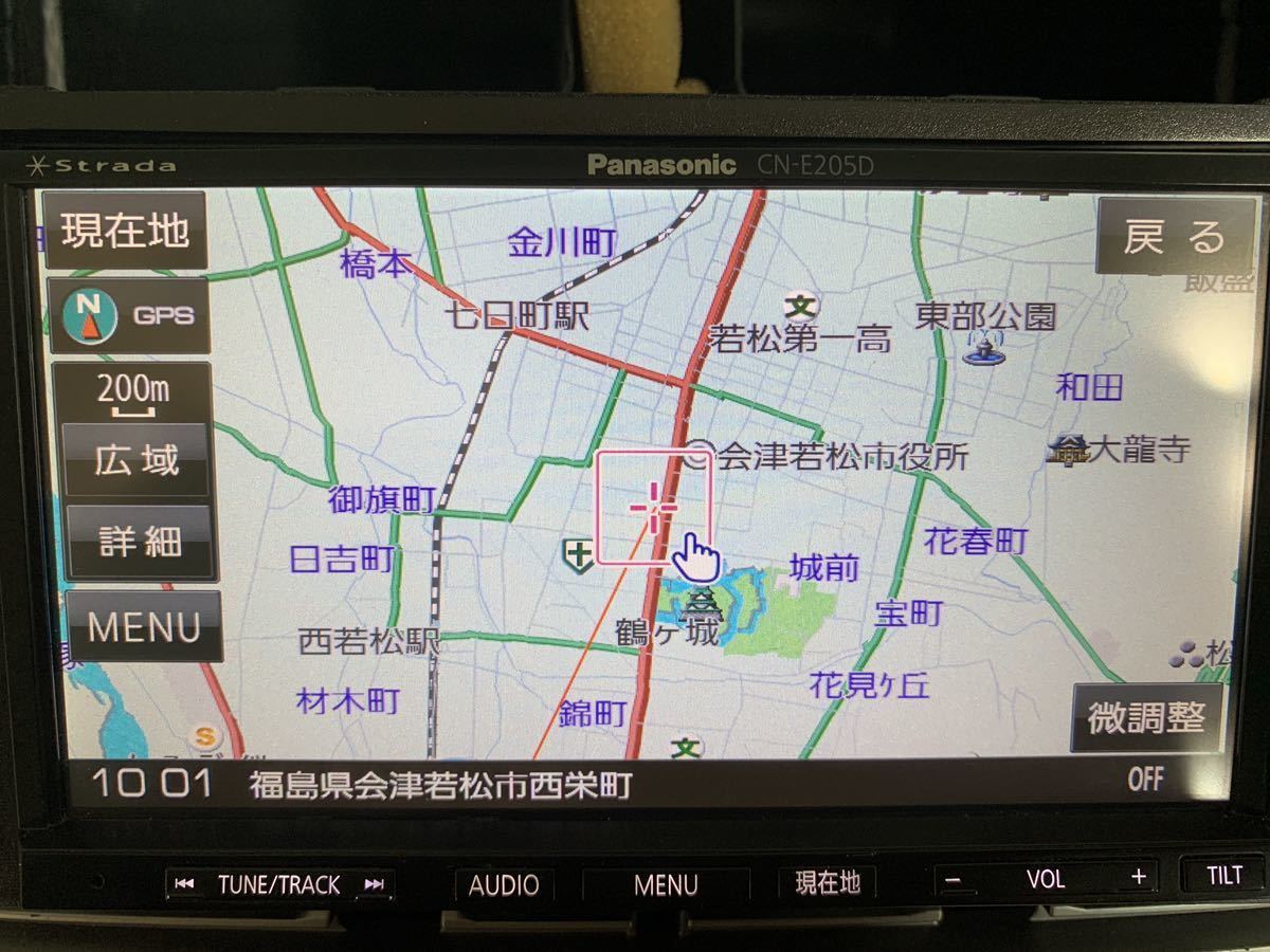中古 Panasonic CN-E205D メモリーナビ パナソニックストラーダ 中古 Panasonic CN-E205D メモリーナビ パナソニックストラーダ