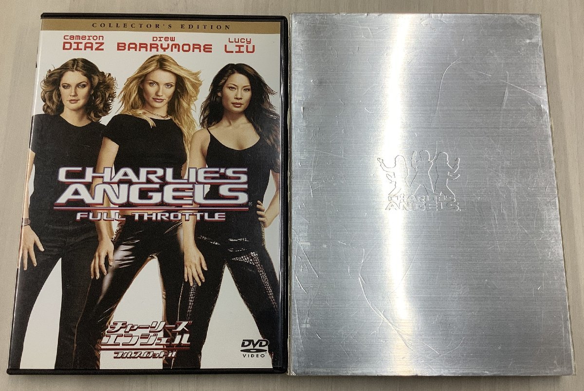 CHARLIE’S ANGELS DVD　2枚セット！　中古DVD　セクシーキュートなヒロインの秀逸なアクション映画です！_画像1