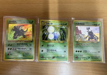 ポケモンカード　旧裏　ヘラクロス、ワタッコ、カイロス３枚セット_画像8