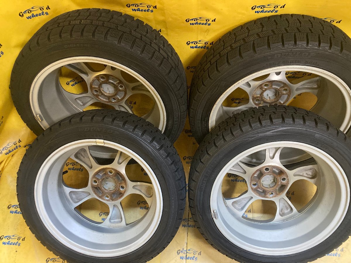 K-813☆Ｓ660純正 15x5J+45 4/100,16x6.5J+50 4/100☆DUNLOP WINTERMAXX WM01 165/55R15,195/45R16 共に2016年製☆スタッドレス☆_画像10