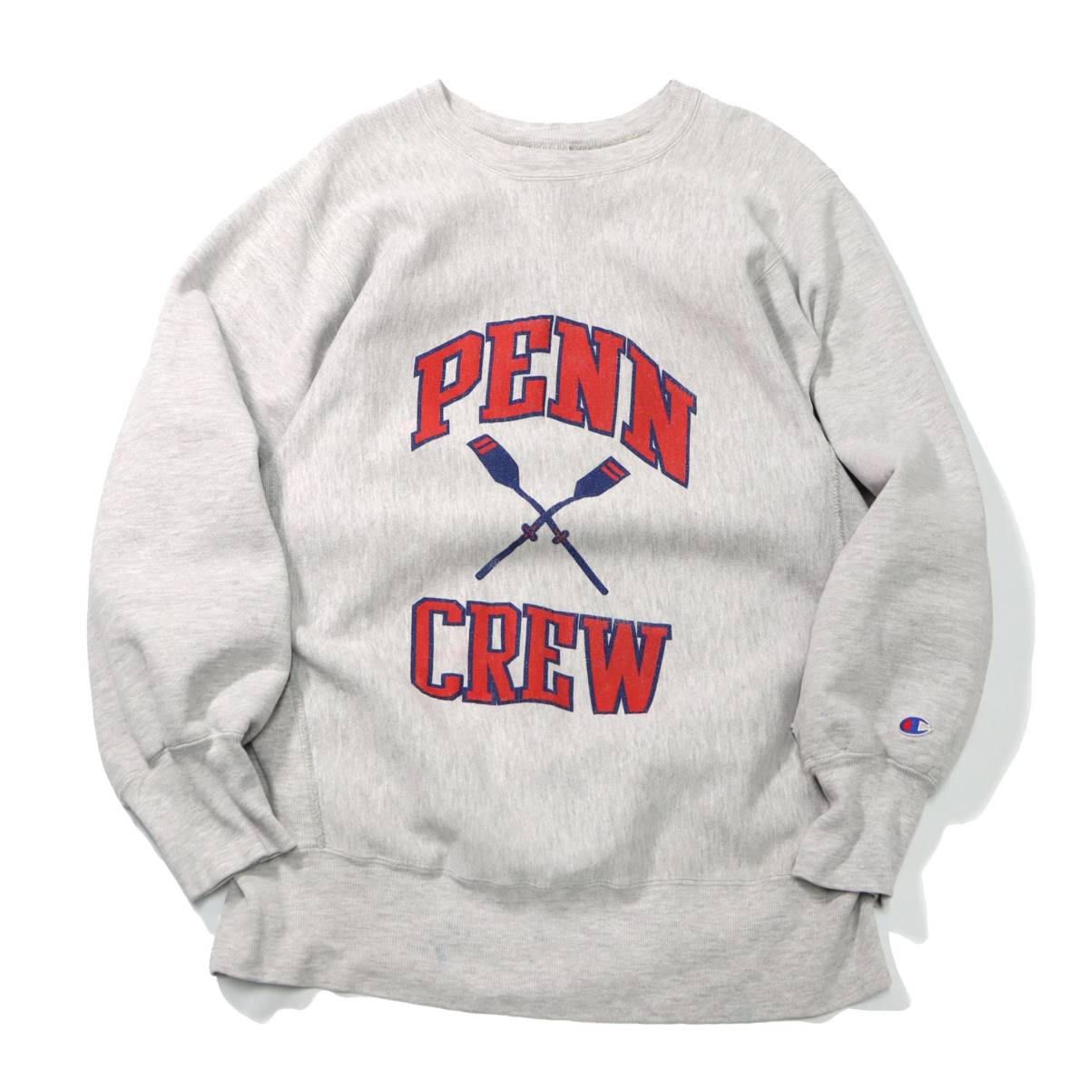 [XL] 90s Champion リバースウィーブ Penn Crew プリント スウェット グレー チャンピオン RW ビンテージ vintage カレッジ ペンシルベニア_画像1