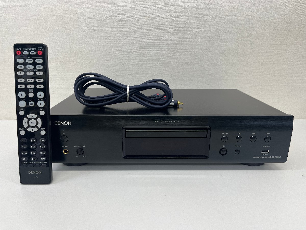 動作OK】 CD/USBプレイヤー Denon DCD-755RE ③-