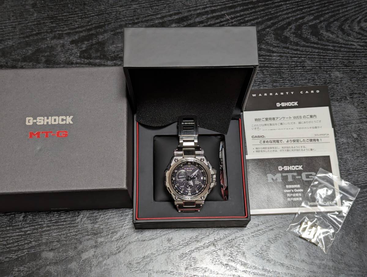 ☆美品☆カシオG-SHOCK MT-G 電波ソーラー MTG-G1000D-1AJF-