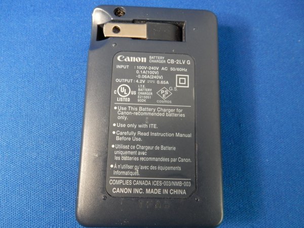 a007 バッテリー&充電器 キヤノン Canon NB-4L CB-2LV_画像4