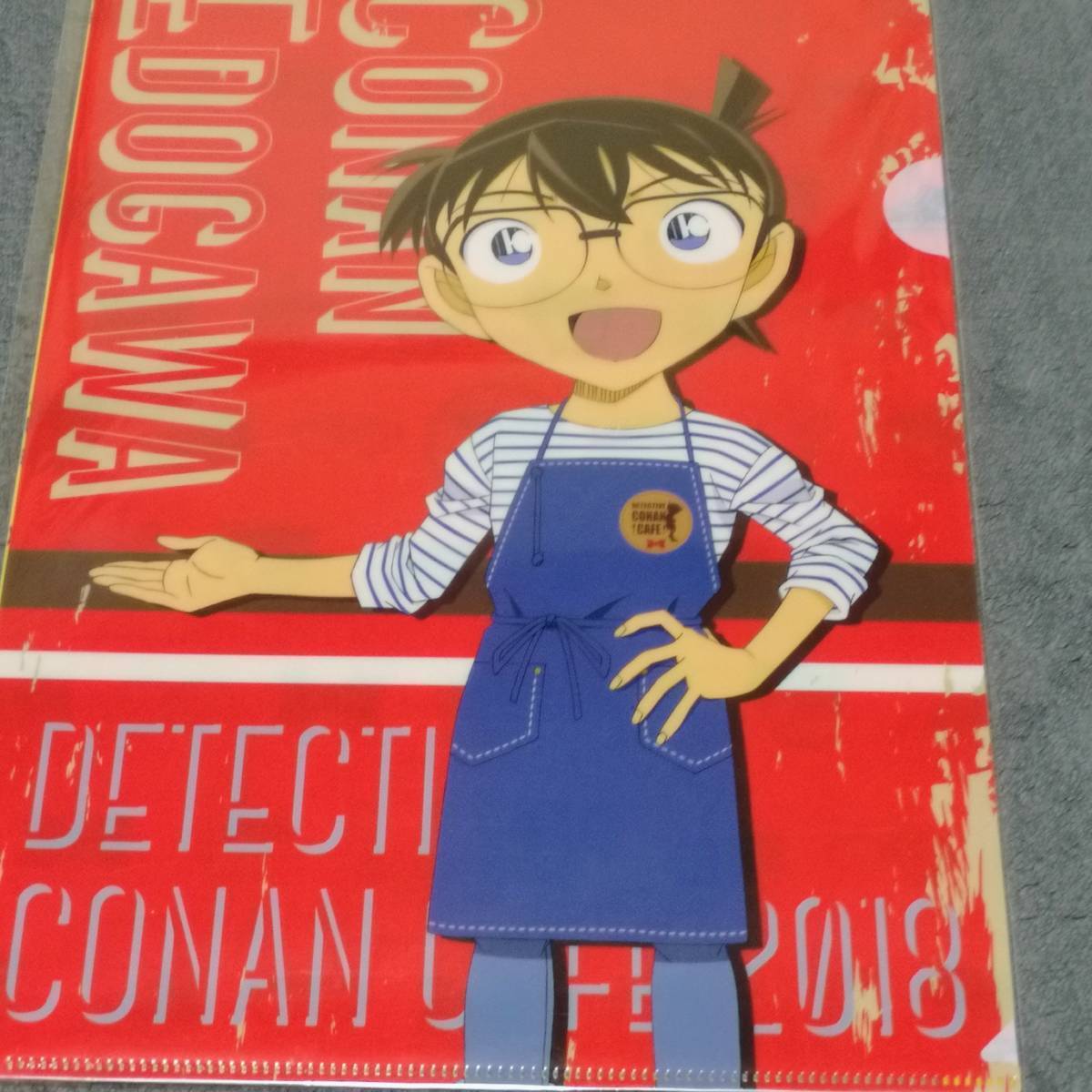 ☆クリアファイル☆ 名探偵コナン 名探偵コナンカフェ2018 江戸川コナン＆安室透 2枚セット / N93_画像1