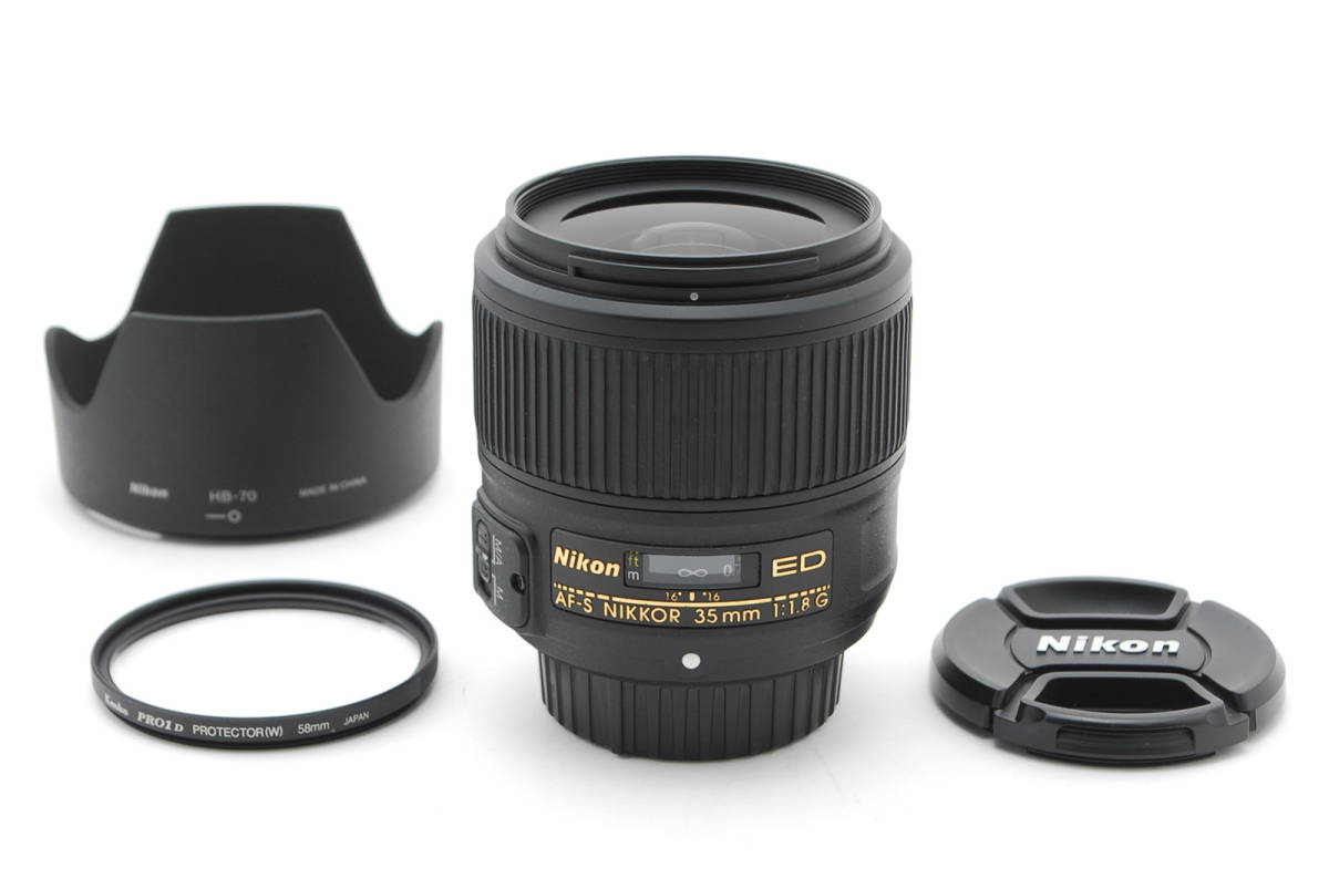 福袋 AF-S Nikon ニコン 【ランクＡ】 NIKKOR ED（#356） F1.8G 35mm