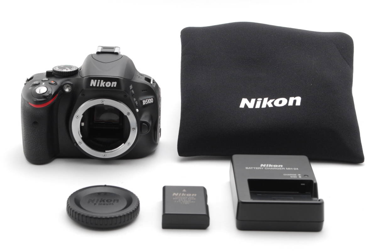 本物の 【ランクAB】 (#385) ボディ D5100 Nikon ニコン ニコン
