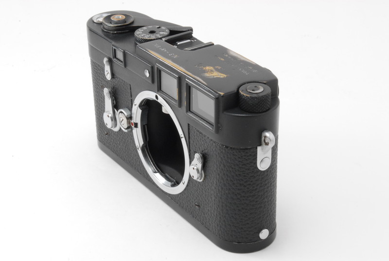 【ランクB】 ライカ Leica M3 ダブルストローク 後塗りブラック 各部点検・調整済み （#348）_画像2