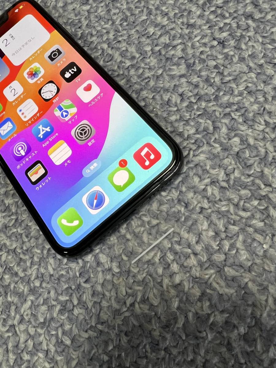 未使用品】 iPhone XS 256GB SIMフリー スペースグレー 本体のみ