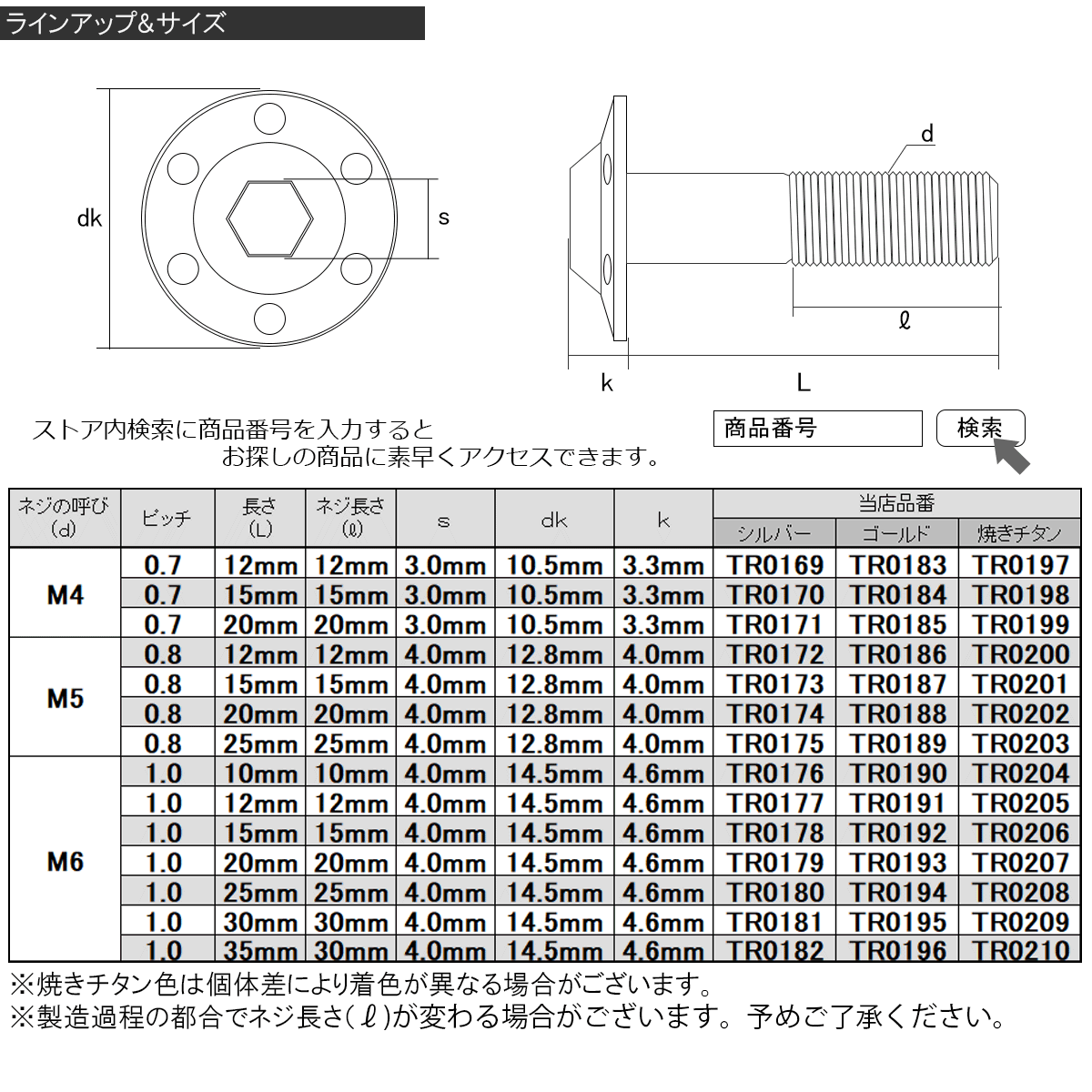 SUS304 フランジ付き ボタンボルト M5×20mm P0.8 六角穴 シルバー ステップホール ステンレス ボルト TR0174_画像4